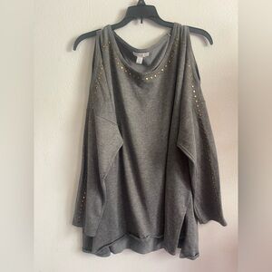 Westport Gray Knit Top
